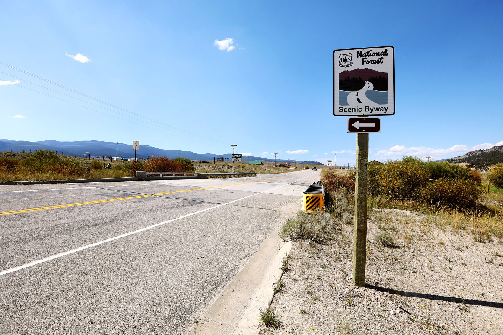 Montana Highway 43 in Wise River, Montana